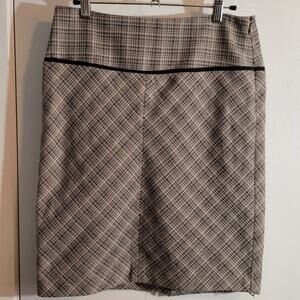 Vntg 90s Y2K The Limited Plaid Career Skirt 2 Preppy Officewear Dark Academia